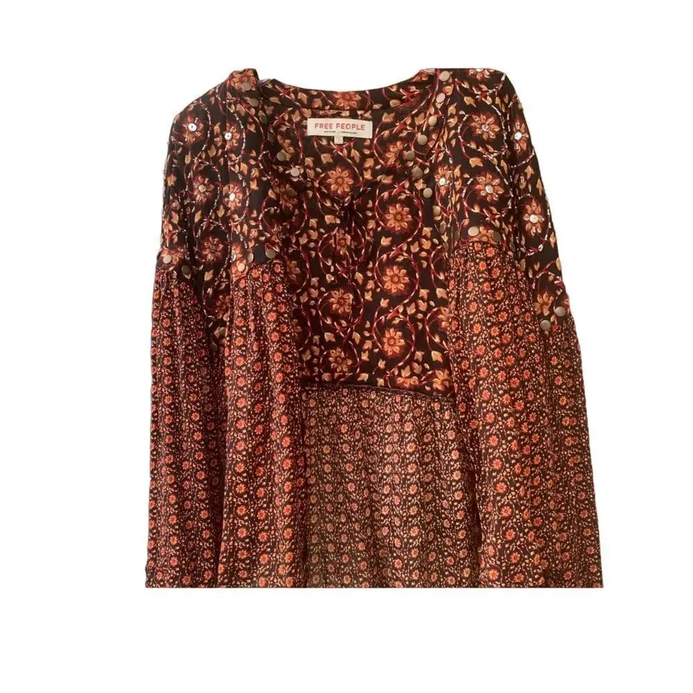 Free people Women's Malia‎ Babydoll Jacket top sz Medium